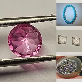 MaxSold Auction: This online auction features gemstone bracelets, and loose gemstones such as topaz, opals, garnets, sapphires, aquamarine, tourmaline, amethyst, tanzanites, emeralds, rubies, druzzy, fossil coral, and much more!!