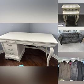 MaxSold Auction: This online auction features Ikea bed with storage, vanity, desk, Chesterfield sofas, leather recliner, sectional sofa, area rugs, exercise equipment, plant pots, California shutters, jewellery cabinet, small kitchen appliances, mini fridge, closet wire shelving, fitness gear, seasonal wreaths, men’s clothing, beauty appliances, patio furniture, yard tools, camping gear, new solar lights, sports collectibles, and much, much, more!!!
