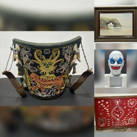 MaxSold Auction: This online auction features vintage wooden sculptures, vintage comics, vintage cameras, vintage books, vintage posters, wooden masks, vintage basket, antique wooden canteen, Indigenous artworks, and much, much, more!!