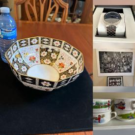 MaxSold Auction: This online auction features Imari bowl, Hummel, Lladro & Royal Doulton figurines, designer watch, miniature tea set, proof coin sets, sports trading cards, stamps, collector plates & spoons, teacup/saucer sets, Bosson heads, vinyl records, vintage children’s books, costume jewelry, comics, yarn, pet products, and much, much, more!!!n