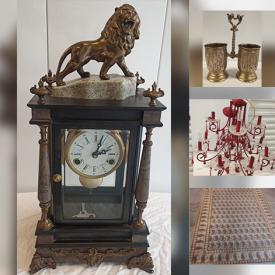 MaxSold Auction: This online auction features chrome chandelier, stamps, costume jewellery, watches, Persian area rugs, skis & boots, coins, banknotes, printer, small kitchen appliances, vintage outerwear, exercise equipment, hand tools, beauty appliances, party supplies, yard tools, TV, and more!