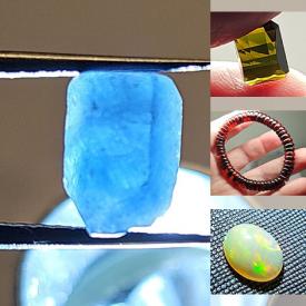 MaxSold Auction: This online auction features gemstone bracelets, and loose gemstones such as rubies, sapphires, topaz, amethysts, tanzanites, tourmalines, citrine crystals, garnets, sapphire crystals, zircons, and much, much, more!!!