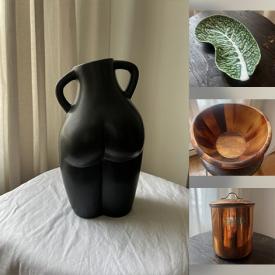 MaxSold Auction: This online auction features art glass, vintage books, trinket box, art magazines, throw pillows, decanters, 4 post bed-frame, TV, vintage front door, and more!