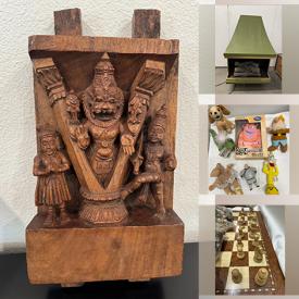 MaxSold Auction: This online auction features board games, ceiling light, Disney collectibles, collector plates, sewing machines, sewing notions, small kitchen appliances, sculptures, vinyl records, teacup/saucer sets, craft supplies, costume jewelry, vintage hats, MCM electric fireplace, Woodland Surprises animals, collectible dolls, vintage secretary desk, wood carvings, and much, much, more!!!