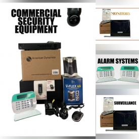 MaxSold Auction: This online auction features NIB items such as commercial grade dome indoor & outdoor cameras, fingerprint authentication device, KVM switches, video surveillance displays, home remote control devices, shock detectors, motion detectors, two-way keypad, public view monitor, home security, window sensor, and much, much, more!!!