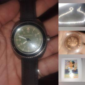 MaxSold Auction: This online auction features coins, watches, costume jewelry, Pokémon card, sports trading cards, and more!