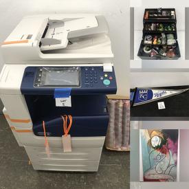 MaxSold Auction: This online auction features Xerox copy machine, original oil paintings, duck figurines, jewelry, shelving units, collectible spoons, stereo components, stamps, fishing gear, vinyl records, coins, TV, DVDs, yard tools, desktop computer & accessories, video game console & accessories, sports trading cards, Pokemon cards, comics, and more!