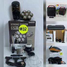 MaxSold Auction: This online auction features bluetooth speaker, pet products, yard tools, small kitchen appliances, bug zappers, heated apparel, string lights, gaming gear, earbuds, walkie-talkies, tactical flashlights, smartwatches, fans, webcams, boomboxes, and much, much, more!!!n