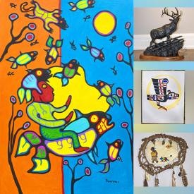 MaxSold Auction: This online auction features Karl Burrows original artwork, Stephanie Kewistep original artwork, Robert Bateman prints, Lauri Salonene original artwork, Terrell O’Brien sculpture, soapstone carvings, Serge Paque original artwork, Audubon print, Indigenous dream catcher, Tim Tait original artwork, Inuit Native Carvings and much more!!