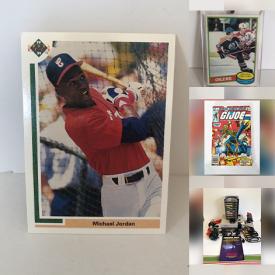 MaxSold Auction: This online auction features sports trading cards, comics, sports collectibles, video game system & games, and more!