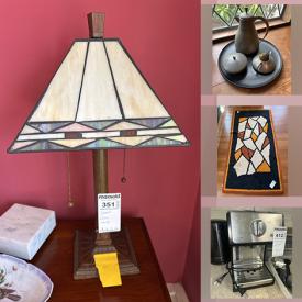 MaxSold Auction: This online auction features area rugs, antique furniture, sleeper sofas, stained glass lamp, teacup/saucer sets, decorative plates, oil lamps, Hummels, art glass, yard tools, garden supplies, teapots, pet products, small kitchen appliances, mirrors, desk & chair, office supplies, wicker furniture, garden art, yarn, cedar chest, hand tools, portable ac unit, sports equipment, vintage tins, fitness gear, chest freezer, vinyl records, DVDs, model trains, costume jewelry, sentry safes, and much, much, more!!!