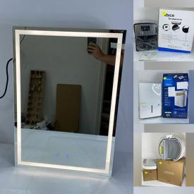 MaxSold Auction: This online auction features new items such as LED wall mirror, vanity fixture, dehumidifier, ice maker, 2-way radios, headphones, bluetooth speakers, home projector, security cameras,  and floor finishing machine, vertical rotisserie, toys, RC car, desk lamps, boomboxes, and much, much, more!!!n