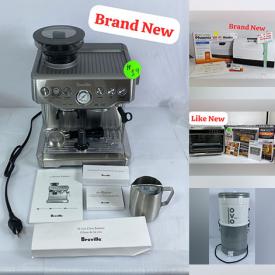 MaxSold Auction: This online auction features new items such as fabric steamer, stick vacuum, wall heater, espresso machine, art supplies, grow light set, and tankless water heater, Bluetooth speaker, robot vacuum, egg incubator, electric lawnmower, pottery wheel, and much, much, more!!!n