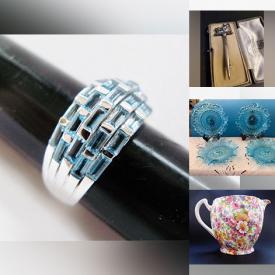 MaxSold Auction: This online auction features fine jewelry, vintage vanity set, vintage Russian lacquer egg, antique wrought iron gate, Royal Doulton figurine, art glass, Lladro figurine, perfume bottles, antique coach lights, vintage crystal cruets, art pottery, teacup/saucer sets, sports equipment, coins, Carnival glass, Swarovski figurine, cookie jars, collectible plates, biscuit pot, comics, vintage tools, fashion jewelry, vintage dolls, and much, much, more!!!