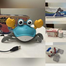 MaxSold Auction: This online auction features new items such as recessed lighting fixture, artificial flowers, pet products, fitness gear, string lights, earbuds, toys, computer accessories, beauty products, ventilation fan, smart camera, yard tools, baby clothes, kick scooter, small kitchen appliances, power tools, yard tools, and much, much, more!!!