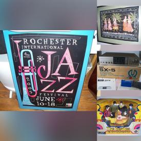 MaxSold Auction: This online auction features games, watch, video game system & games, NIB nightvision goggles, ukuleles, printers, vinyl records, vintage Hall teapot, stereo components, electronic keyboard, and much more!