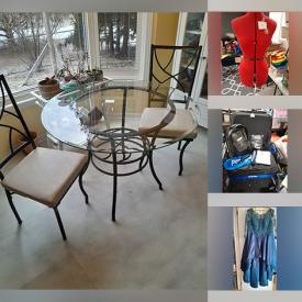 MaxSold Auction: This online auction features pet products, new beauty products, sewing machine, wheelchairs, office supplies, costume jewelry, area rug, women’s clothing & shoes, toys, DVDs, games, puzzles, craft supplies, party supplies, and much more!