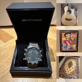 MaxSold Auction: This online auction features vintage Swarovski jewelry, women’s designer clothing & shoes, cameras, Yamaha keyboard, bongo drums, guitars, video game console & games, Bansky print, sports collectibles, golf clubs, snowboard, curved monitors, glass bar tables, small kitchen appliances, art glass, area rug, and more!n