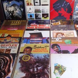 MaxSold Auction: This online auction features approximately 1,840 records including rock, pop, R&B, jazz, soundtracks, country, etc - mostly from the 60s, 70s & 80s. It has a lots of rock records and it also has multiple copies of a few titles.