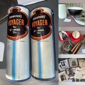 MaxSold Auction: This online auction features printers, costume jewelry, watches, dryer, vintage firefighter collection, TV show props, CDs, antique jug, bar sign, vintage typewriter, vintage toys, glass insulators, marbles, desktop computer, DVDs, Lladro figurine, Hall pottery, perfume bottles, office supplies, power tools, planter pots, sports apparel, sports equipment, and much, much, more!!!
