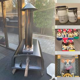 MaxSold Auction: This online auction features pizza oven, sewing machine, pet products, stained glass window, gaming chairs, vinyl records, TV, garden art, Star Wars collectibles, men’s shoes, Disney tea set, BTS collectibles, anime books, games, costumes, men’s & women’s clothing, small kitchen appliances, toys, planting pots, and much, much, more!!!n