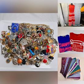 MaxSold Auction: This online auction features vintage knitting machine, sewing machine, estate jewelry, watches, men’s & women’s clothing & shoes, costume jewelry, fabric, Swarovski jewelry, perfume bottles, Mickey Mouse watches, crafting supplies, and more!
