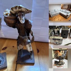 MaxSold Auction: This online auction features sectional sofa, portable & window AC units, vintage stoneware crocks, Boyd’s bears figurines, oil lamps, wooden rocking horse, mantle clocks, antique sad irons, vintage dressers, collector spoons, Harley Davidson collectibles, karaoke machine, games, vintage Japanese hand puppet, small kitchen appliances, collector plates, yard tools, exercise equipment, power & hand tools, air tools, trolling motor, motorcycle jackets, and much, much, more!!!