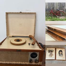 MaxSold Auction: This Charity/Fundraising Online Auction features small kitchen appliances, vintage mason jars, vintage bike, miniature teapot collection, power & hand tools, skis, bar stool, vintage kitchen tools, lighting boards, vintage stage lighting, vinyl records, craft stamps, exercise equipment, and more!