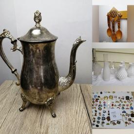 MaxSold Auction: This online auction features vintage fountain pens, craft supplies, vintage pin collection, junk jewellery, vintage toys, vintage lamp parts, hand tools, garden tools, sewing notions, vintage glass lampshades, milk glass, drawer knobs, vintage kitchen tools, office supplies, hardware, and much more!