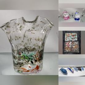 MaxSold Auction: This online auction features vintage fly fishing lures, Doulton John Dewar pitcher, Boyd’s Bears, art glass, flower vase collection, decorative mirrors, decanters, glass teapots, glass flower pots and more!