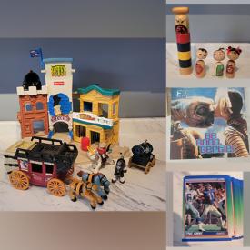MaxSold Auction: This online auction features vintage children’s books, Disney collectibles, vintage toys, Yamaha keyboard, Star Trek collectibles, vintage board puzzles, vintage camera, Kokeshi dolls, sports trading cards, vinyl records, and more!