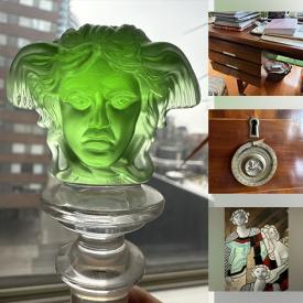 MaxSold Auction: This online auction features original artworks including mixed media, watercolours, etchings, engravings, & paintings, mirrors, commemorative medallion, vintage jewelry, Royal Doulton figurine, vintage cameras, chandelier, desks, trinket boxes, Asian chest, jewelry making supplies, sewing machine, Inuit carvings, African art, vinyl records, art glass, Victorian claw foot table, Evesham, teapots, decorative plates, fabric, art pottery, vintage postcards, art books, and much, much, more!!!