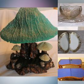MaxSold Auction: This online auction features vintage toys, collectible model trucks, Lenox serving pieces, Fenton glass, sports collectibles, printers, stereo components, plant pots, S & P shakers, games, puzzles, cedar chest, flatware, Depression glass, Carnival glass, wood duck decoys, Hummels, bike, outdoor play, stained glass panels, vintage cameras & accessories, stamps, office desk, vinyl records, Nativity sets, and much more!