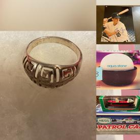 MaxSold Auction: This online auction features silver jewelry, games, sports collectibles, Funko Pop!, office supplies, stamps, sports trading cards, comic, DVDs, children’s puzzles, Temptations dishware, new hardware, craft supplies, postcards, yarn, pet products, hand tools, coins, and more!