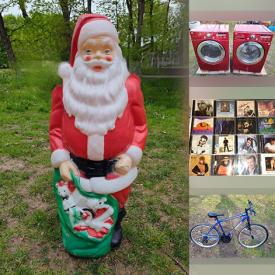 MaxSold Auction: This online auction features lawnmowers, yard tools, bikes, wooden train set, electric pellet grill, kids trampoline, fire pit, washer & dryer, power scooters, RC cars, sandblasters, power washers, NIB toys, NIB Hess truck, Pokemon collectibles, new craft kits, CDs, Wilton cake pans, video game console & games, fitness gear, BBQ grill, perfume bottle, power tools, vintage toys, women’s clothing, and much, much, more!!!