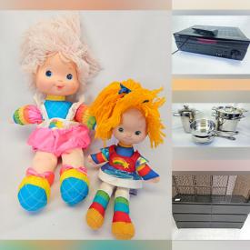MaxSold Auction: This online auction features children’s vinyl records, NIB kick scooter, vinyl records, cookie jar, bike, women’s shoes, art glass, grow light, pet products, golf clubs, gaming chair, vintage Barbie’s & clothing, art supplies, vintage Pryex, power tools, printer,  and more!