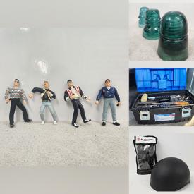 MaxSold Auction: This online auction features NKOTB collectibles, glass insulators, antique cast iron vent grate, vintage Pyrex, art pottery, antique oil lamp, motorcycle parts, lighter, vintage tins, board games, office supplies, power & hand tools, pet products, sports trading cards, fishing gear, camping gear, Blue Mountain Pottery, art glass, DVDs, area rug, watches, video console & games, and much, much, more!!!n