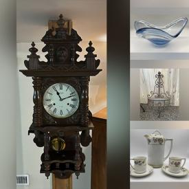 MaxSold Auction: This online auction features art glass, novelty teapot, vintage Denby dishes, Evangline pottery, vintage decanter set, decorative plates, vintage chalkware wall hanging, teacup/saucer sets, Hull teapot, and much, much, more!!!