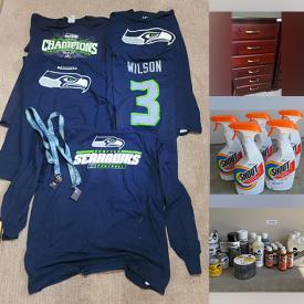 MaxSold Auction: This online auction features highboy dressers, cedar chest, art glass, Hummels, new cleaning supplies, CDs, small kitchen appliances, light fixtures, painting supplies, and more!