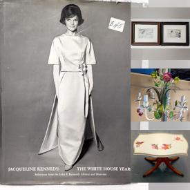 MaxSold Auction: This online auction features art class, collector plate, stone carving, dresser hardware, figurine planters, oil paintings, floor & table lamps, chandeliers, antique chairs, and more!