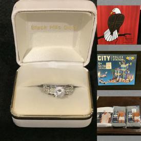 MaxSold Auction: This online auction features fine jewelry, coins, banknotes, Norman Knotts originals, wood wall masks, sports trading cards, watch, pet products, Gary Simon originals, costume jewellery, new men’s clothing, video games, Yu-Gi-Oh cards, Brad Castel originals, CDs, Legos, sports equipment, Pogs, DVDs, Blue-Rays, puzzle, comics, vinyl records, vintage postcards, chainsaw, snowboard, and much, much, more!!!