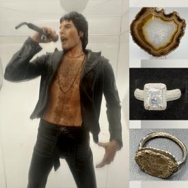 MaxSold Auction: This auction features Collectible Comics, Jewelry, Mugs, Decanters, Polished Stones, Vintage Car Brochures, Plush, Dental Tools, Books, Candle Holders, Barware, Figurines, Dog Accessories, Garden Tools, Clothing, Watches, Vases, Banquette Seating, Travel Steamers and much much more!