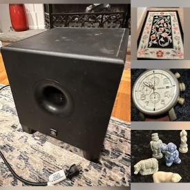 MaxSold Auction: This online auction features miniature vases, miniature perfume bottles, area rugs, milk glass, Wade whimsies, antique books, Salt Marsh pottery, Willow Tree figurines, vinyl records, Echt Bergeler pottery, crockery, collector plates, pocket watch, Wade collectibles, vintage jewelry, watches, vintage jewelry, comics, Carnival glass, Cat’s Meow village, Longaberger baskets, and much, much, more!!!