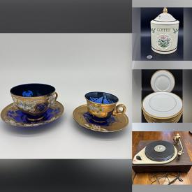 MaxSold Auction: This online auction features teacup/saucer sets, crystal vases, art glass, Depression glass, Fenton glass, Swarovski figures, Sadler teapot, snuff bottles, cloisonne egg, Mexican Talavera, Lenox figurines, collector plates, Lenox dishware, cuckoo clocks, NIB ceiling fan, cedar chest, curio cabinets, electronic organ, antique floor urns, model train accessories, NIB diecast model cars, collectible vehicles, comics, and much, much, more!!!