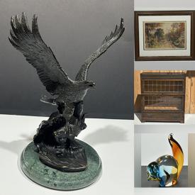 MaxSold Auction: This online auction features comics, vintage books, First Day covers, antique framed photos, antique handle pulls, art pottery, stereoview cards, stamps, Mad magazine collection, antique tools, art glass, vintage wall mask, coins, banknotes, Indigenous collectibles, vintage postcards, Barrister bookcase, costume jewellery, TV, and more!
