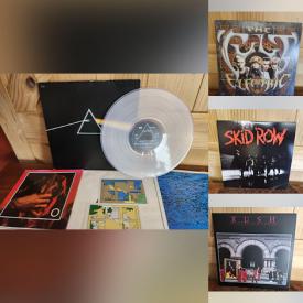 MaxSold Auction: This online auction features vinyl records such as Pink Floyd, The Beatles, Cream, Johnny Winter, The Knack, Jethro Tull, Deep Purple, Styx, Bonnie Tyler, U2, Warren Zevon, Billy Idol, Yes, Boston, The Bop Cats, Elton John, and much, much, more!!!