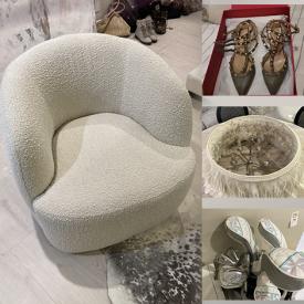 MaxSold Auction: This auction features Boots, Jackets, Office Supplies, Painting Supplies, Small Kitchen Appliances, Shelves, Books, Pots and Pans, Art, Candles, Upholstered Seating, Golf Clubs, Luggage, Bikes and much much more!