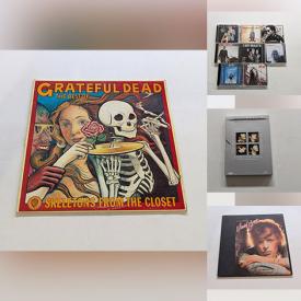 MaxSold Auction: This online auction features vinyl records such as Boston, Meat Loaf, Styx, The Beatles, The Rolling Stones, Cream, Miles Davis, Kenny Rogers, ELO, Carole King, Elton John, AC/DC, and CDs, music DVDs, and more!