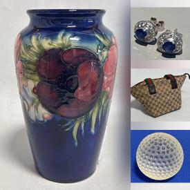 MaxSold Auction: This online auction features character mugs, art glass, Hollohaza figurine, MCM art pottery, antique Moorcroft, antique brass towel rack, Asian snuff bottles, fine jewelry, jade jewelry, costume jewelry, and much, much, more!!!n