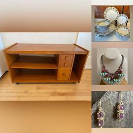 MaxSold Auction: This online auction features silver jewelry, costume jewelry, pewter jewelry, Athena dishware, fabric, vintage Pyrex, yarn, and more!